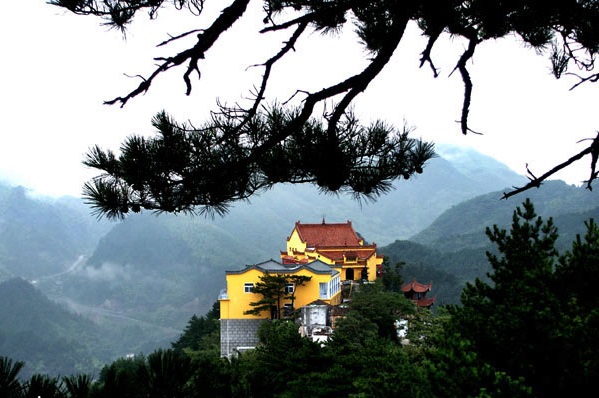 九华山风景-东崖宴坐