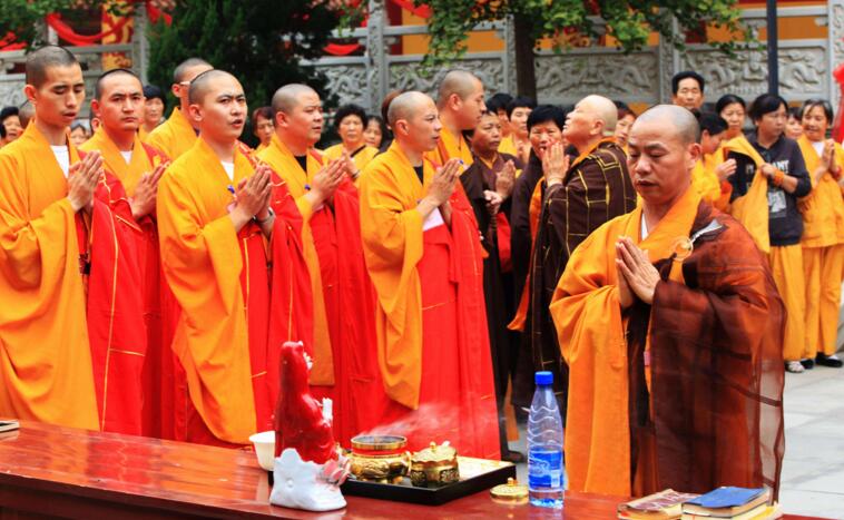 九华山佛事活动之水陆法会